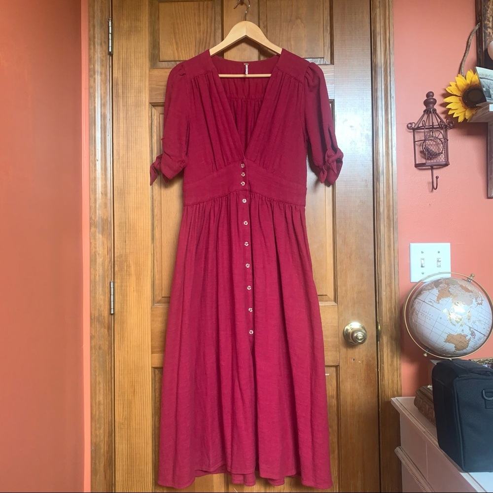 FP Love of My Life Dress in red!